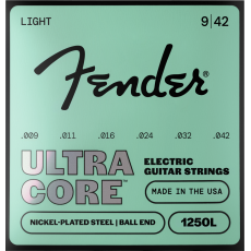 Fender 1250L Ultracore, Nickel Plated Steel, Ball End .009-.042