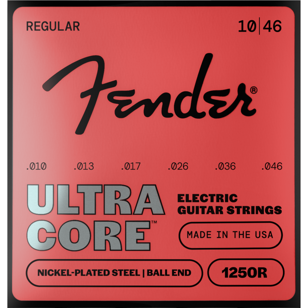 Fender 1250R Ultracore, Nickel Plated Steel, Ball End .010-.046