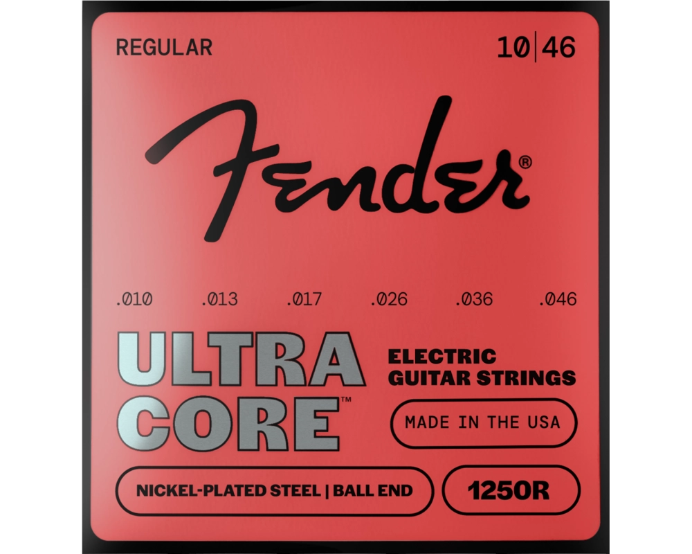 Fender 1250R Ultracore, Nickel Plated Steel, Ball End .010-.046