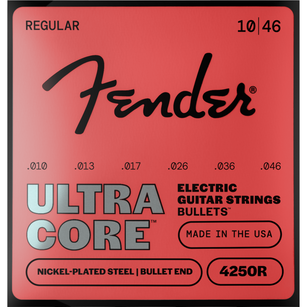 Fender 4250R Ultracore, Nickel Plated Steel, Bullet End .010-.046