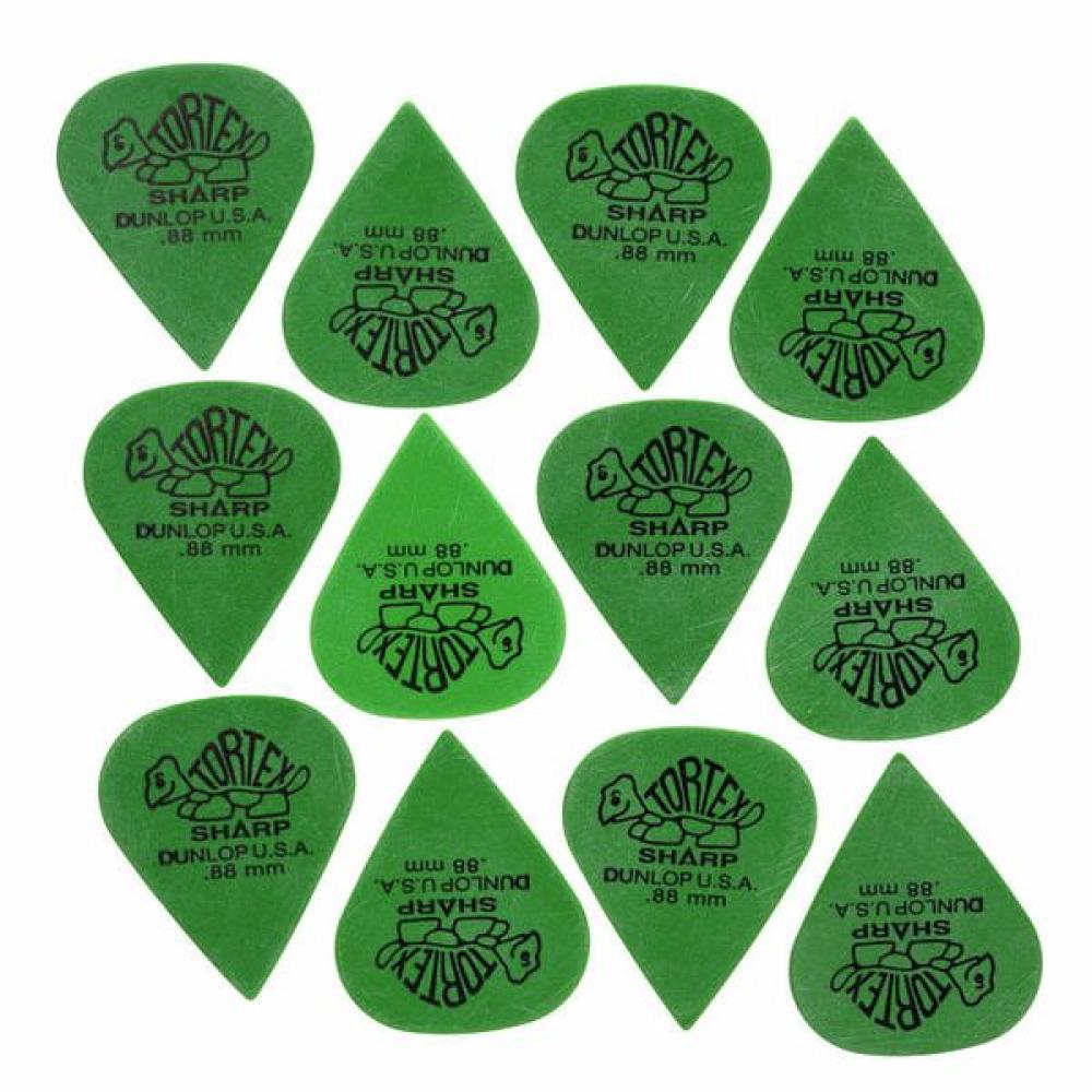 Dunlop Plectrums Tortex Sharp 0,88 12