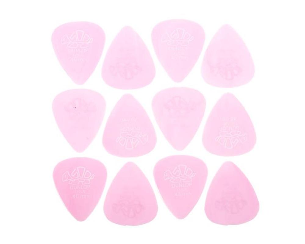 Dunlop Delrin 500 Pick Lt. Pink Set