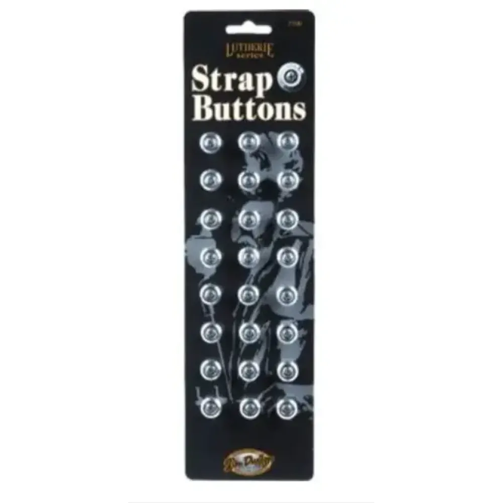 Dunlop 7100SI Nickel Plated Guitar Strap Button - Pack 24 un.