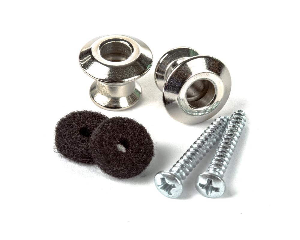 Dunlop Straplok Dual Design Strap Button Set Nickel