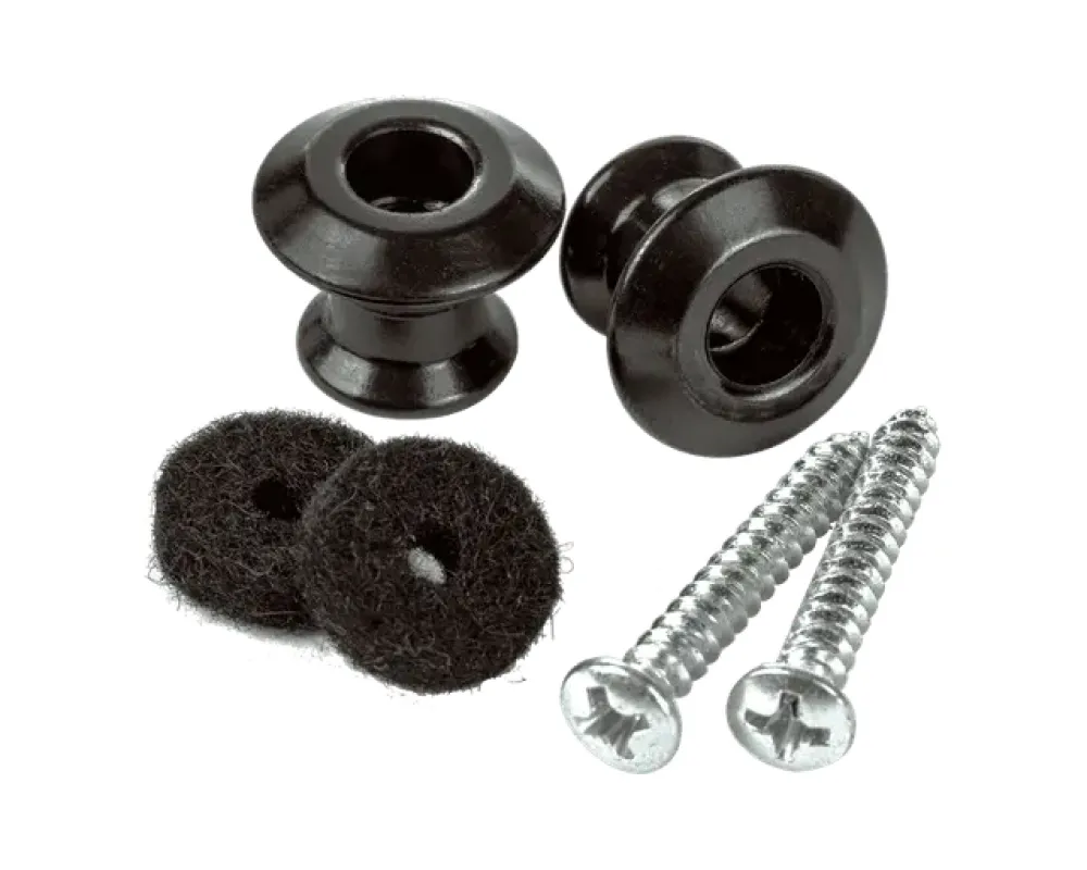 Dunlop 2 Strap Buttons 2PSL033 Black