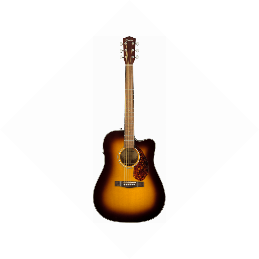 Fender CD-140SCE Dread Sunburst w/Case