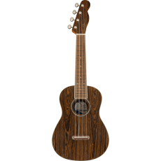 Fender Zuma Exotic Concert Ukulele, Walnut Fingerboard, Bocote
