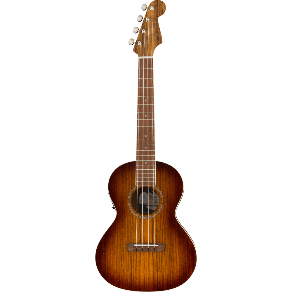 Fender Rincon Tenor Ukulele, Walnut Fingerboard, Aged Cognac Burst