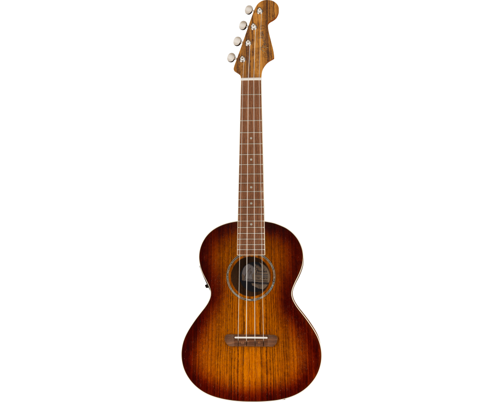 Fender Rincon Tenor Ukulele, Walnut Fingerboard, Aged Cognac Burst