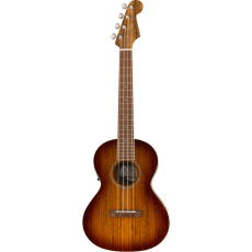 Fender Rincon Tenor Ukulele, Walnut Fingerboard, Aged Cognac Burst