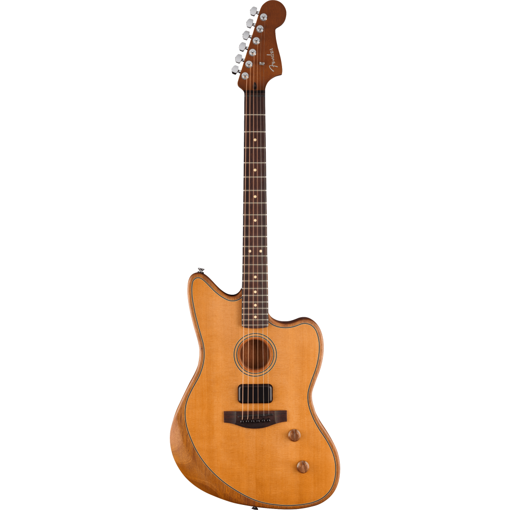 Fender Acoustasonic Standard Jazzmaster, Aged Natural