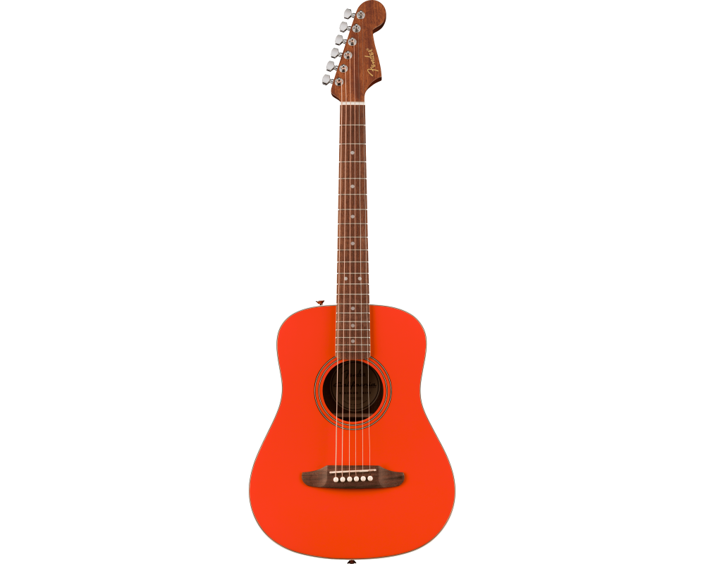 Fender California Standard Redondo Mini WB IB Fiesta Red