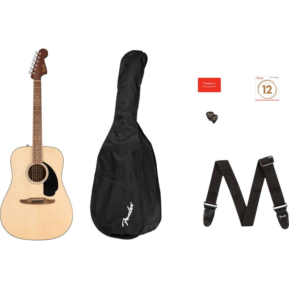 Fender California Standard Redondo Pack, Spruce Top, BPG, Natural