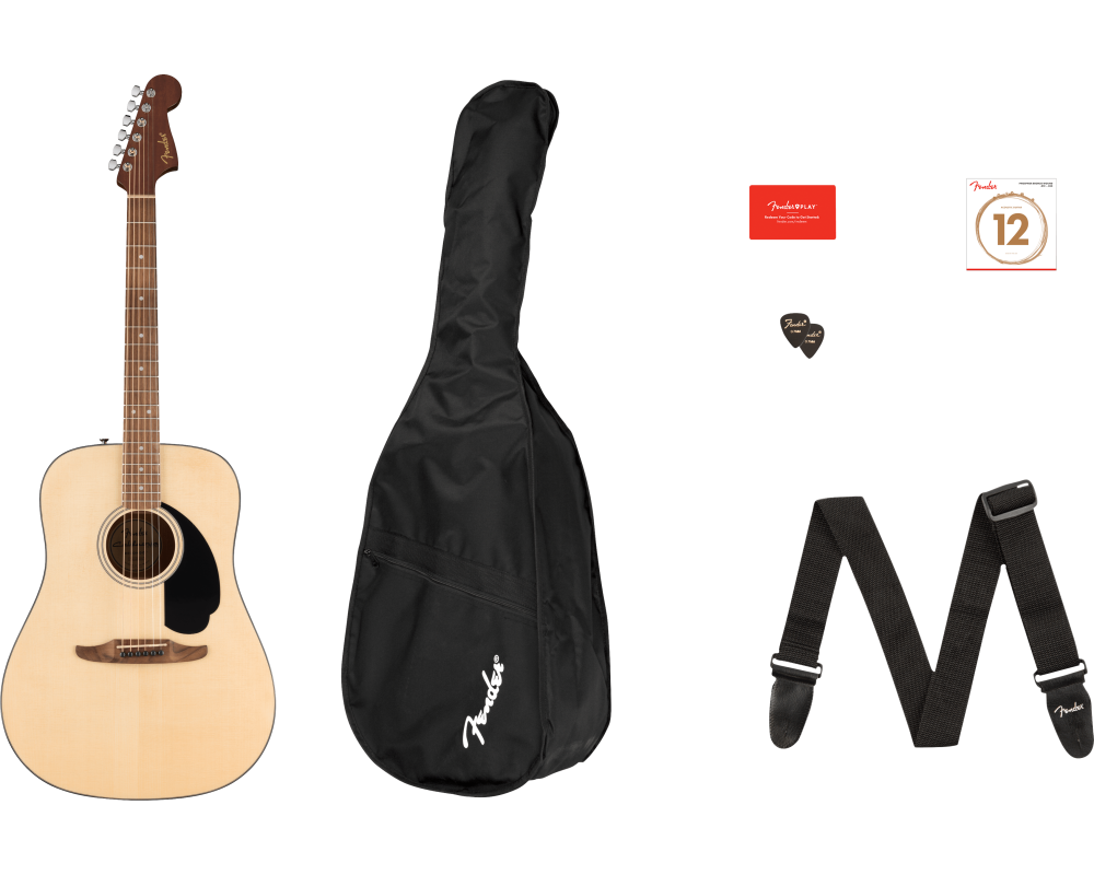 Fender California Standard Redondo Pack, Spruce Top, BPG, Natural