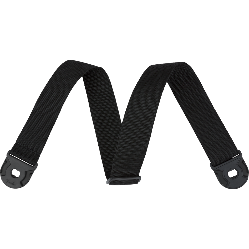 Fender Quick Grip Locking End Strap, Black Polypro