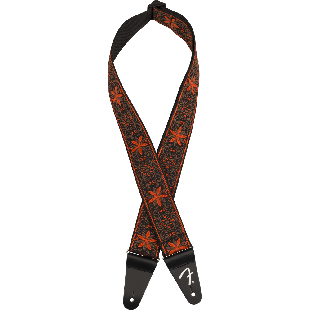 Fender Pasadena Woven strap, Orange Wallflower