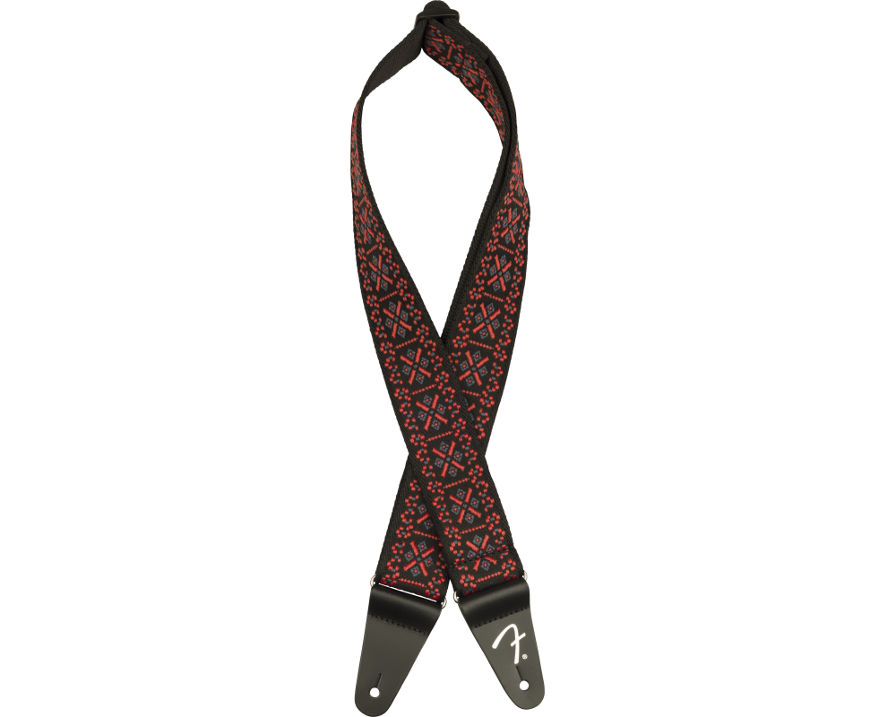 Fender Pasadena Woven strap, Lattice Red