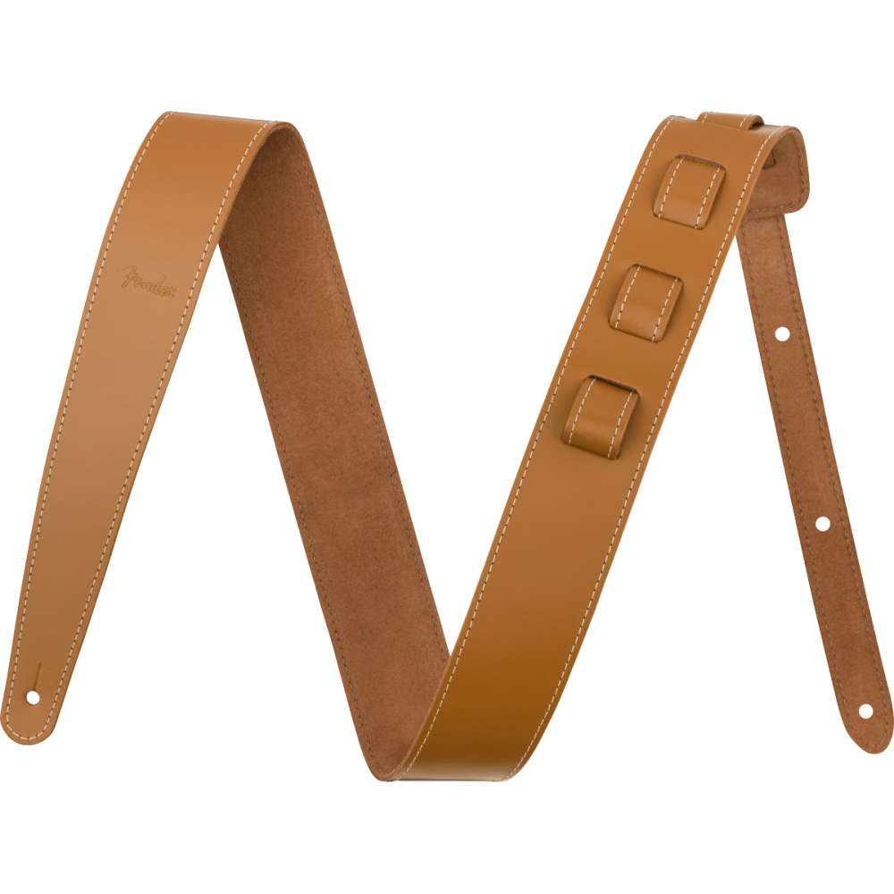 Fender Essentials Leather Strap TAN Brown
