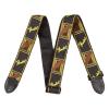 Fender Monogrammed Strap BYB Black - Yellow - Brown