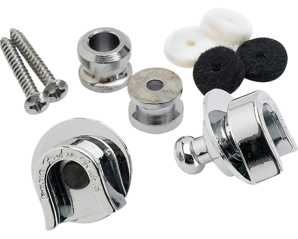 Fender Strap Locks and Buttons CHR