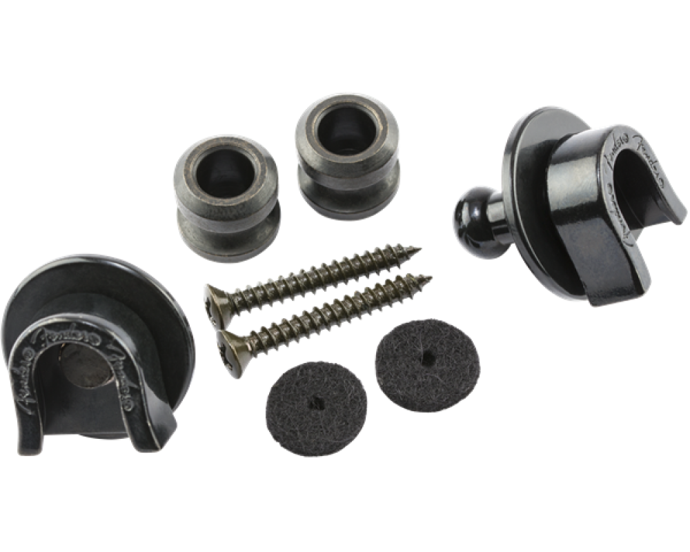 Fender Strap Locks and Buttons BLK