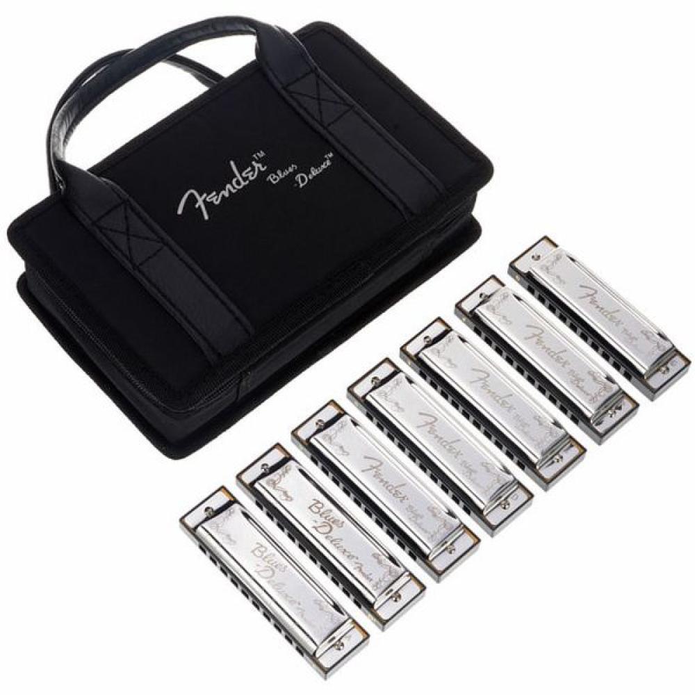 Fender Blues Deluxe 7 pack with case
