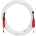 Fender John 5 Instrument Cable, 3m, White and Red