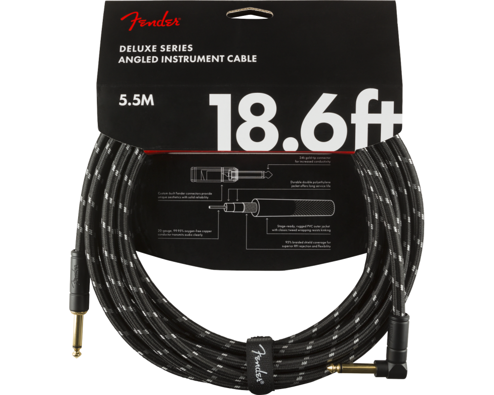 Fender Prof. Cable  Straight/Angle Plug 5.5m