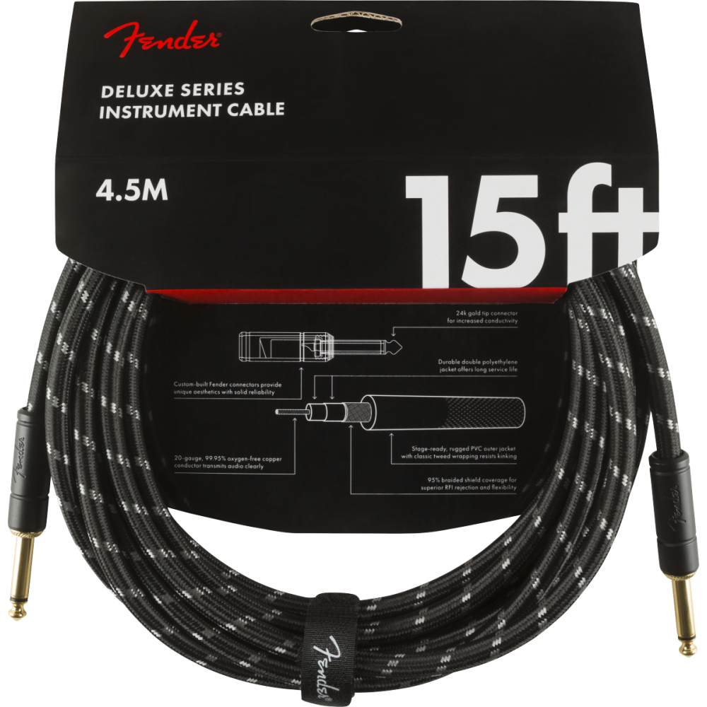 Fender Prof. Cable reto-reto Plug 4.5m