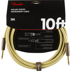 Fender Deluxe Series Instrument Cable, Straight/Straight, 3m, Tweed