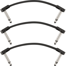 Fender Blockchain 10cm Patch Cable 3-pack Angle/Angle