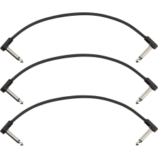 Fender Blockchain 20cm Patch Cable 3-pack Angle/Angle
