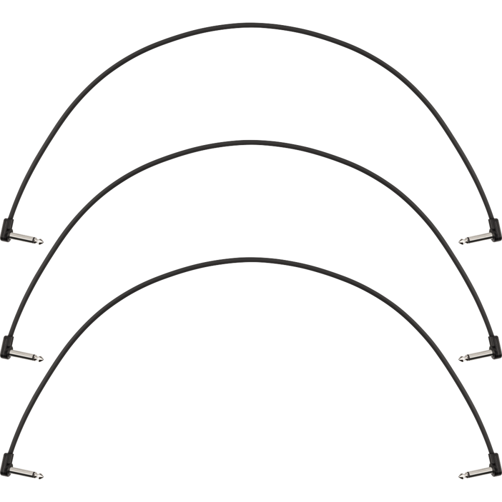Fender Blockchain 61cm Patch Cable 3-pack Angle/Angle