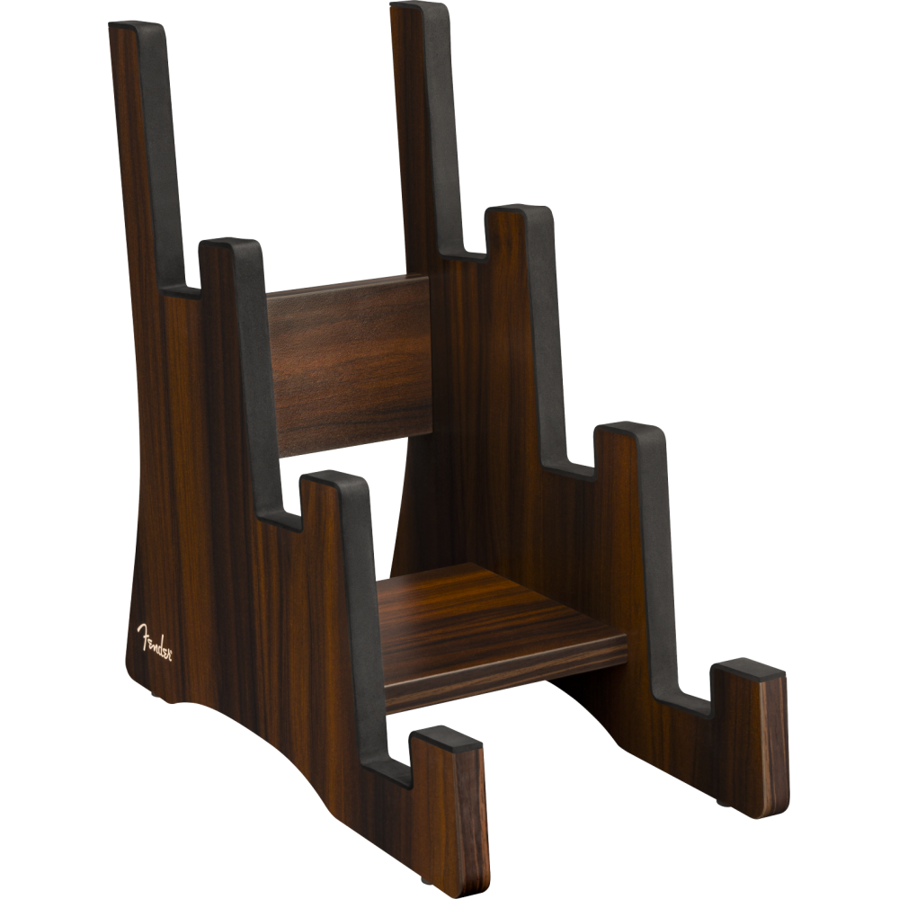 Fender Deluxe Wooden 3-Tier Guitar Stand