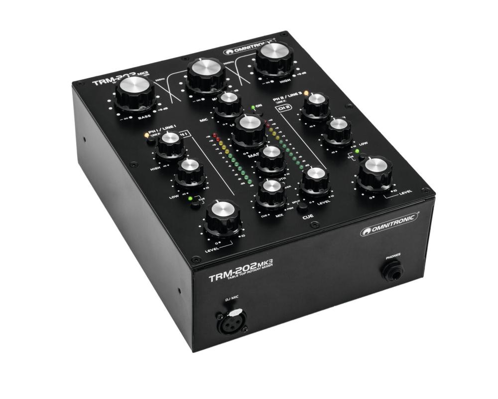 Omnitronic TRM-202 MK3 Rotary Mixer