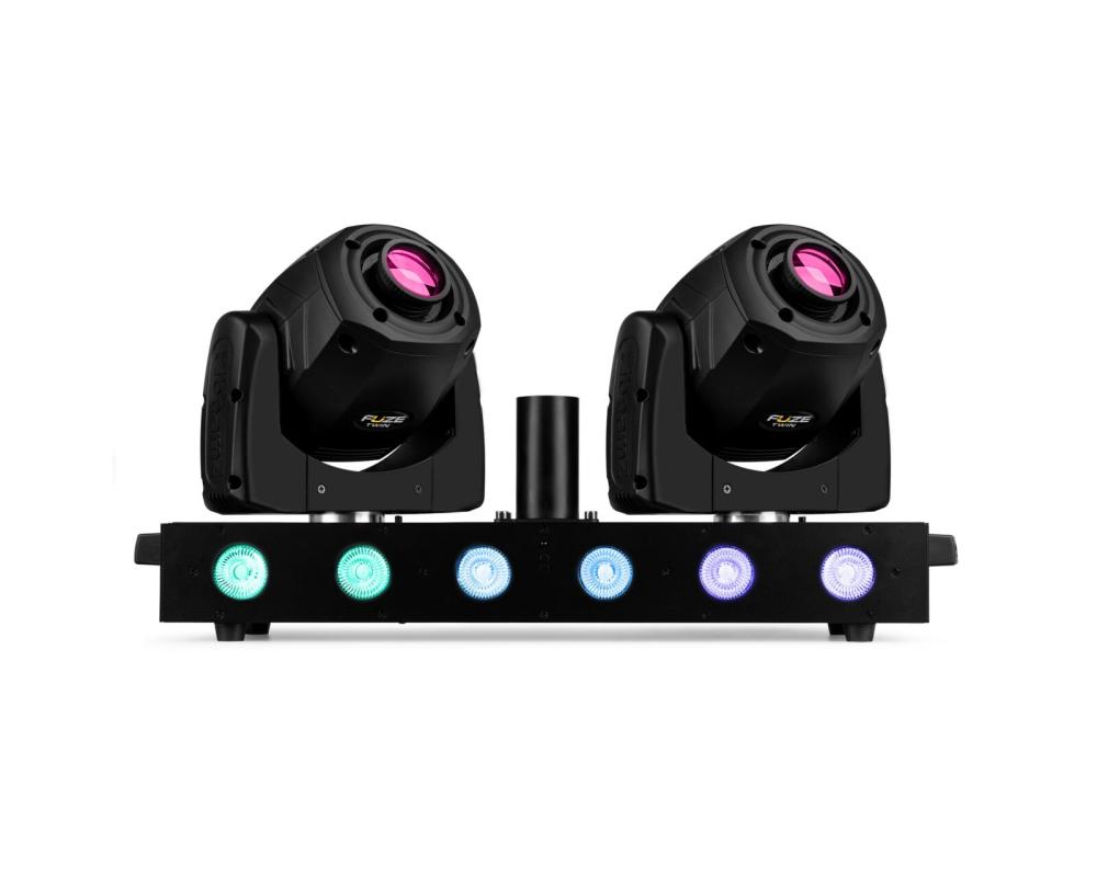 beamZ Fuze Twin LED Spot Moving Head Bar