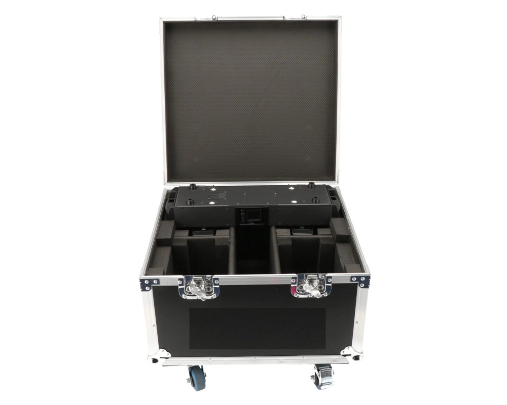 beamZ FCFTB Flightcase for 2 pieces Fuze Twin