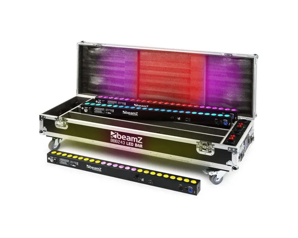 beamZ FC244 Flightcase for 4x BBB244 with charging