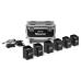 beamZ BBP62 Set, 6 Uplights (in/outdoor) in Flightcase w/ Charger