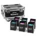 beamZ BBP62 Set, 6 Uplights (in/outdoor) in Flightcase w/ Charger