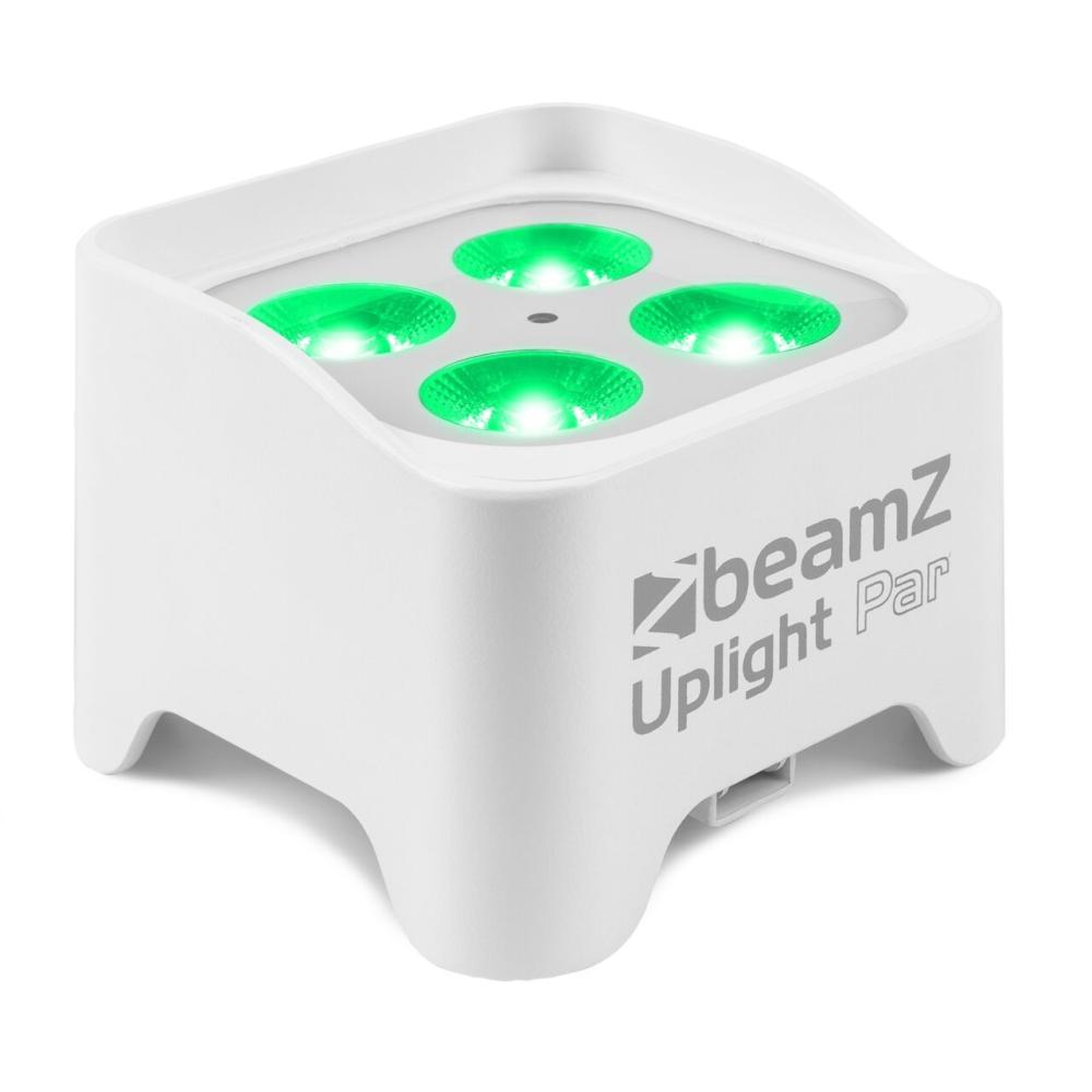 beamZ BBP90W Battery Uplight Par 4x4W White