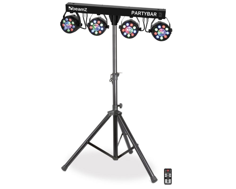beamZ PartyBar3 4x Par With Magic Ball