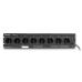 beamZ PS08S Switch Panel 8-Channel Schuko Sockets
