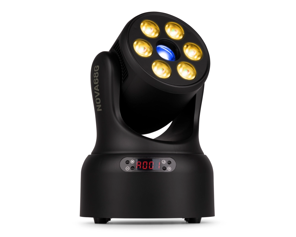beamZ NOVA68G-BK MH Wash Moving Head with Gobo