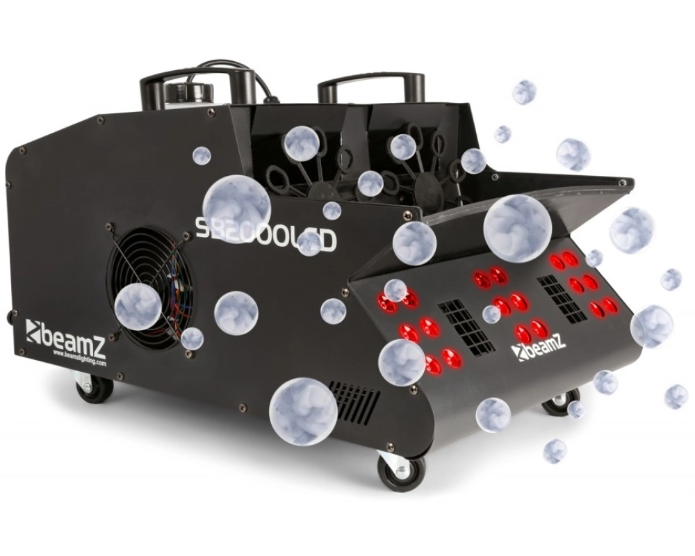 beamZ SB2000LED Smoke and Bubble Machine RGB LEDs