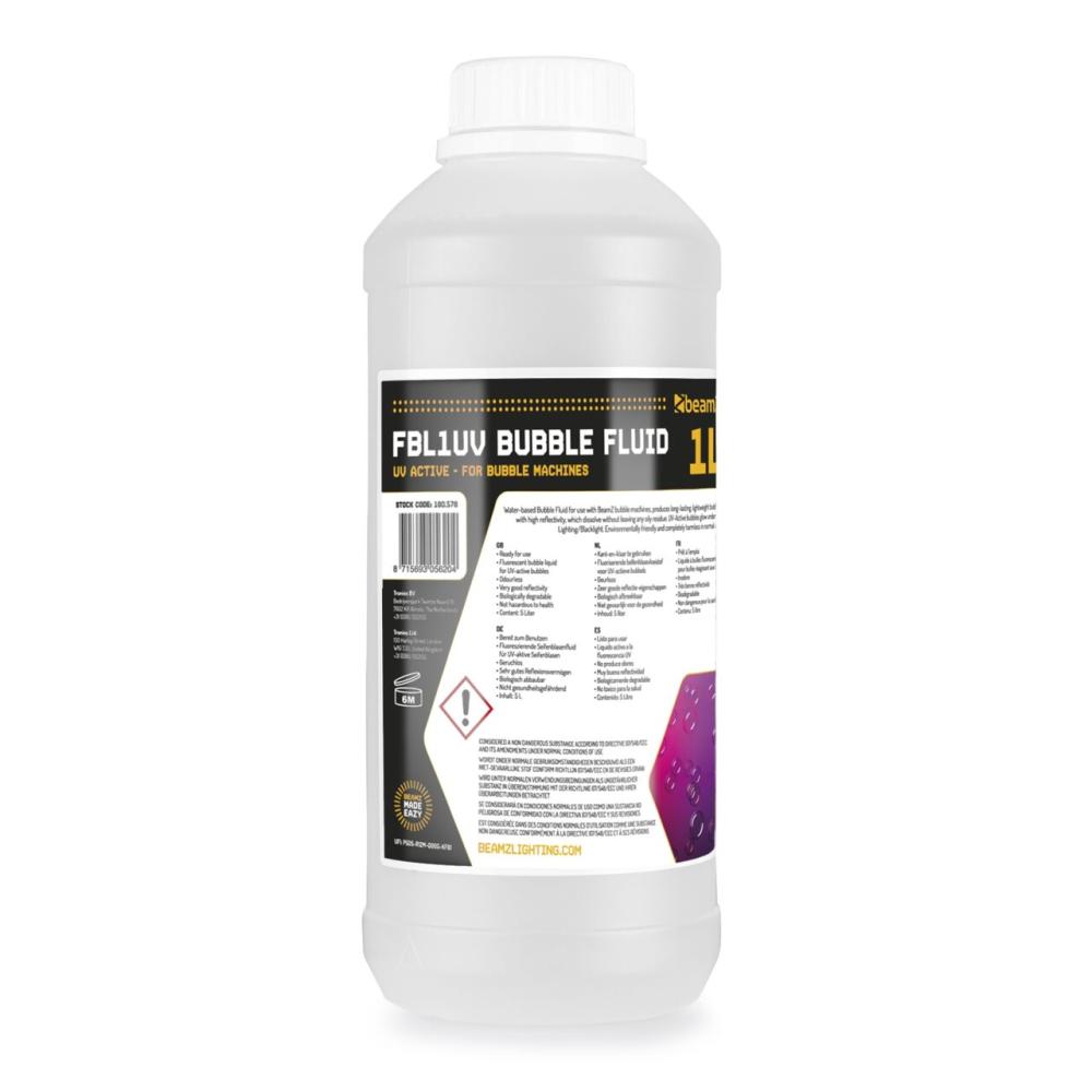 beamZ FBL1UV Bubble Fluid 1L UV-Active