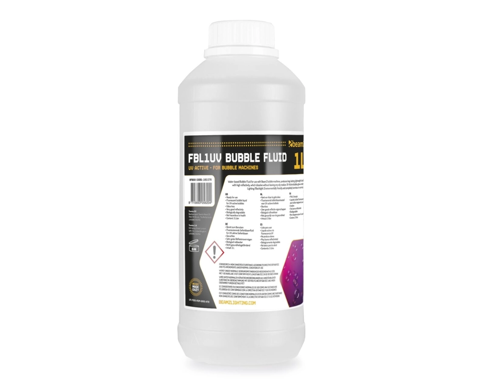 beamZ FBL1UV Bubble Fluid 1L UV-Active