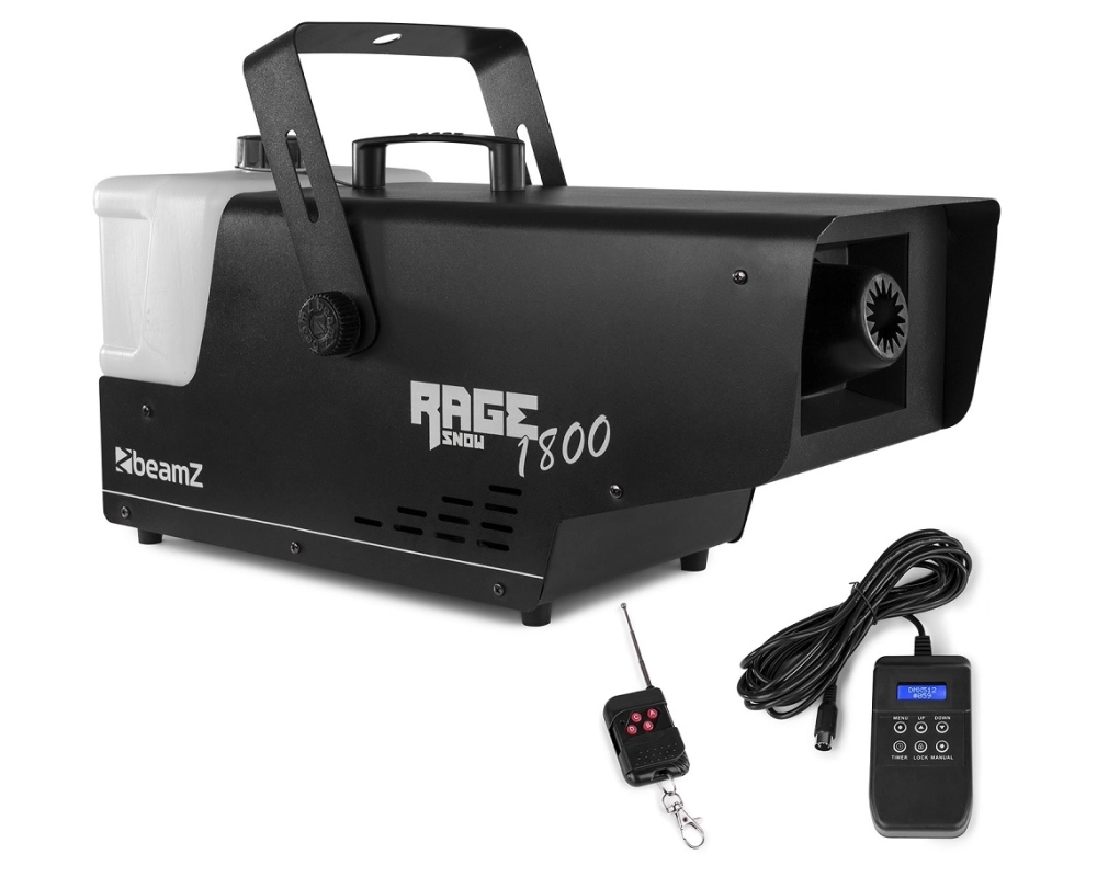 beamZ RAGE 1800 Snow Machine