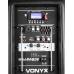 Vonyx SPJ-PA912 Mobile Amp ABS 12 inch 2 UHF