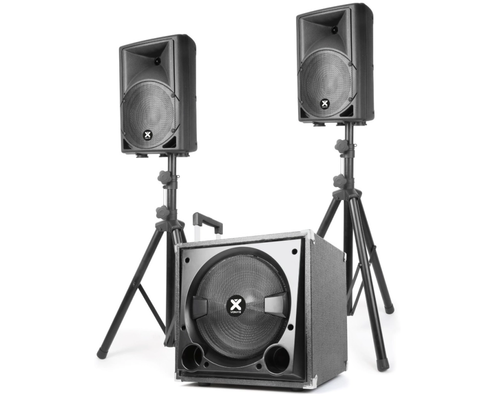 Vonyx VX800BT 2.1 Act.System 12 inchsub+8tops